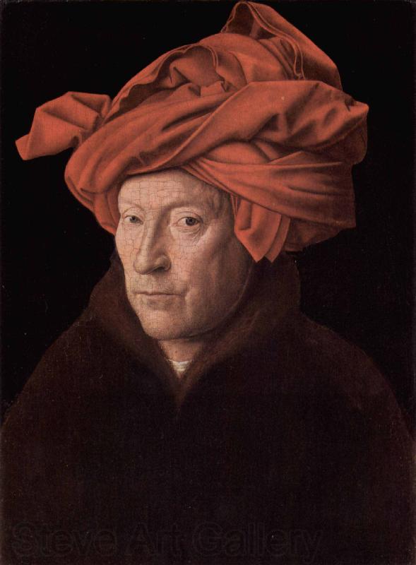 Jan Van Eyck Portrait of a Man Spain oil painting art